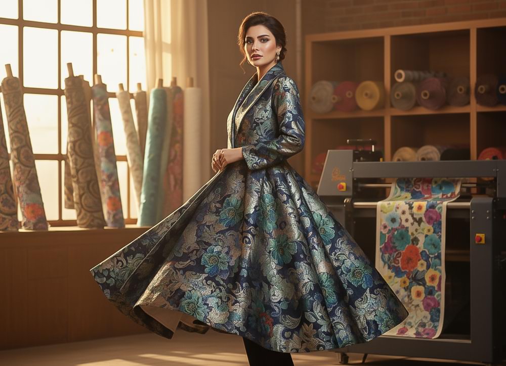 ژاکارد مانتویی چاپی، راهنمای انتخاب و خرید پارچه ژاکارد اختصاصی