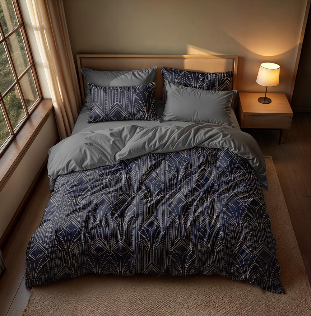 پارچه روتختی میکرو طرح هندسی