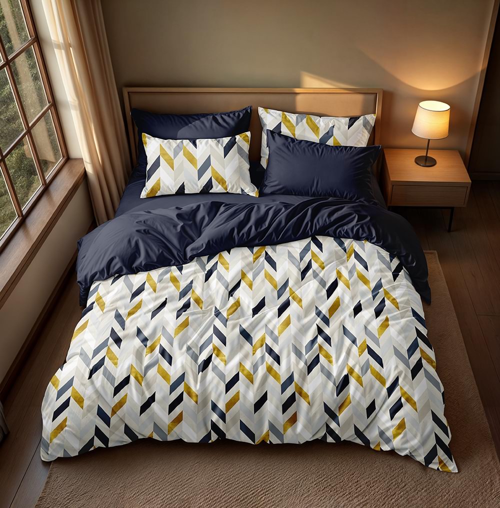 پارچه میکرو طرح زیگزاگ مدرن