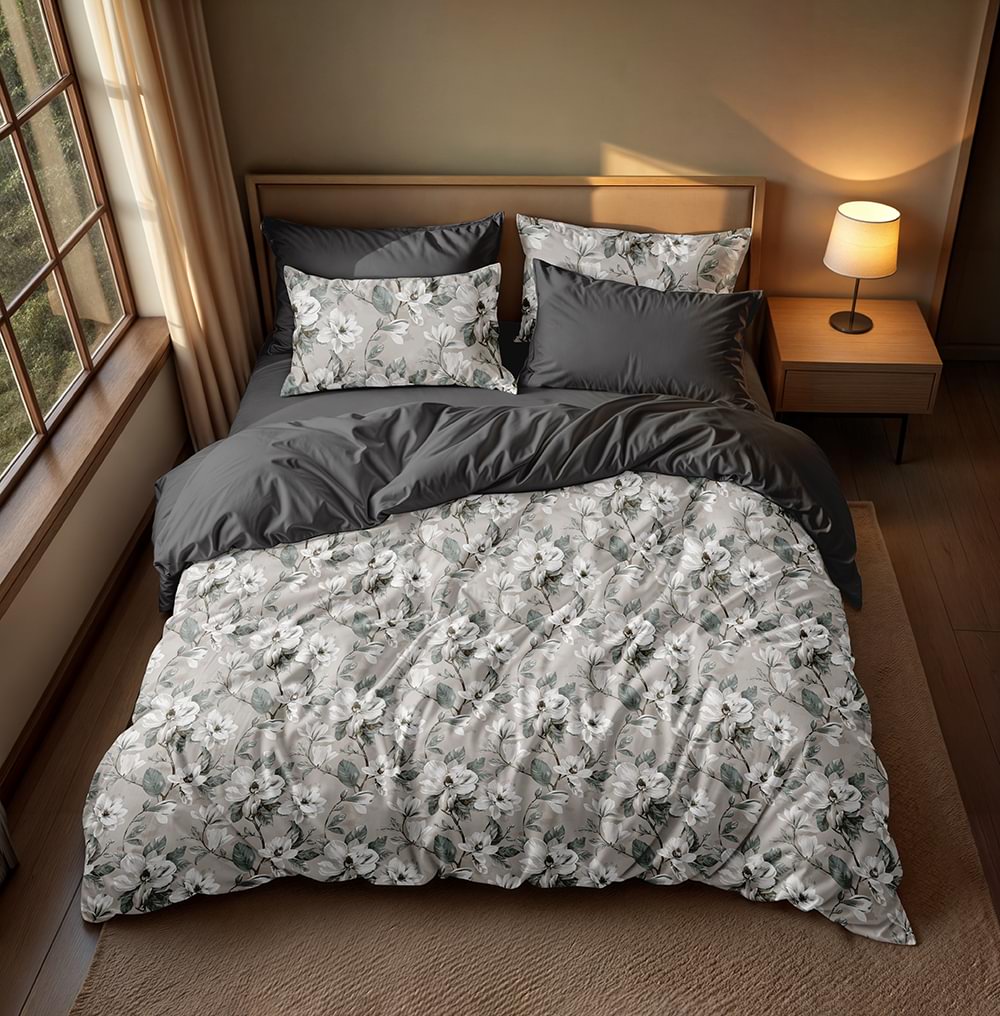 پارچه میکرو طرح گل‌ های ماگنولیا